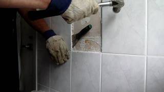 removing bathroom tiles [upl. by Sailesh]