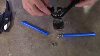 PEX Fitting  How To Install [upl. by Lyrahc]