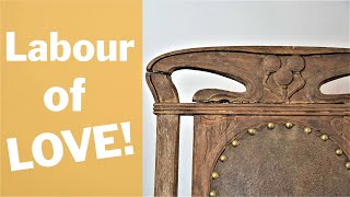 Watch how rare antique chair is restored [upl. by Assira]