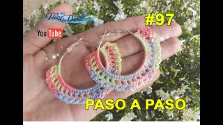 DIY ► Aretes en crochet 97 Lindos modelos [upl. by Nolrac]