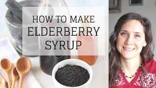 How to Make Elderberry Syrup with Dried Elderberries  Bumblebee Apothecary [upl. by Eentirb500]