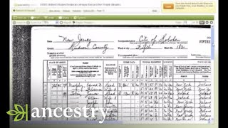 Exploring US Census Records  Ancestry [upl. by Neu572]