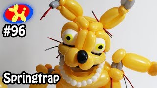 Springtrap FNAF  Balloon  Win  Fail  96 [upl. by Oiramd]