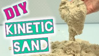 DIY Spielsand wie quotKinetic Sandquot selber machen  weicher Spielsand [upl. by Weissmann]