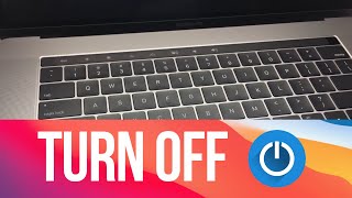 How to Turn Off MacBook Pro in 2021 [upl. by Aicekan]