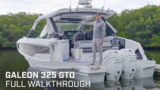 Galeon 325 GTO  Full InDepth Walkthrough [upl. by Sumedocin832]