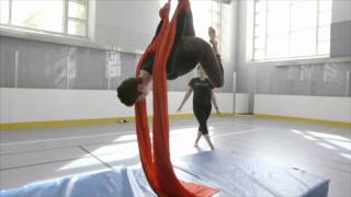 Students Learn Aerial Dancing [upl. by Lynnea]