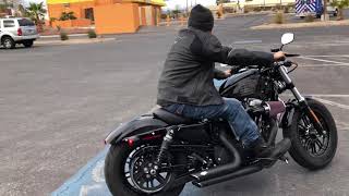 2017 Harley Davidson sportster Forty eight with Vance and Hines short shot upgrades [upl. by Bomke]