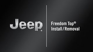 Freedom Top® InstallRemoval  How To  2020 Jeep Wrangler [upl. by Mariam]