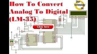 Microcontroller 8051 Project 37 How To Interface ADC  LM 35 Temperature Sensor [upl. by Ax]