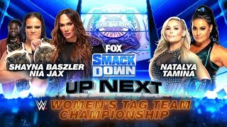 Tamina amp Natalya VS Nia Jax amp Shayna Baszler [upl. by Devy123]