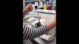 How to Thread a Husqvarna Viking Huskylock 905 910 Serger [upl. by Glarum205]