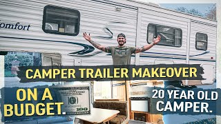 Remodeling a Camper Trailer on the budget [upl. by Moises844]