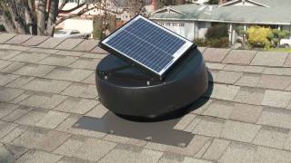 The Solar Powered Attic Fan From US Sunlight Corp [upl. by Chaves]