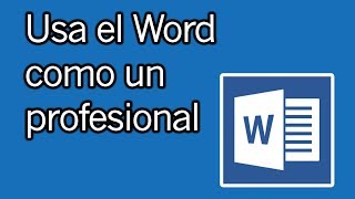 Haz trabajos tesis documentos profesionales y más con WORD [upl. by Ellehcram]