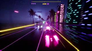 Rhythmic Retro Racer cyberpunk neon retro racing game on Steam [upl. by Anderson]