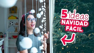 5 DECORACIONES NAVIDEÑAS que NECESITAS en TU CASA 😱🎄Craftingeek [upl. by Relyc655]