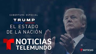 EN VIVO Estado de la Unión del presidente Donald Trump en español  Noticias Telemundo [upl. by Oni430]