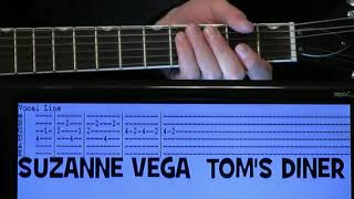 Suzanne Vega Toms Diner Guitar Chords Lesson amp Tab Tutorial DNA Remix AnnenMayKantereit Giant Rooks [upl. by Wendie]