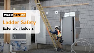 Ladder Safety Extension Ladders [upl. by Nnylorac]