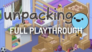 Unpacking  Steam Full Gameplay No Commentary [upl. by Everard]