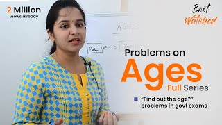 Aptitude Made Easy Problems on Ages full series Learn maths StayHome [upl. by Rialc452]