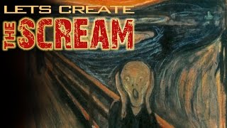 How To Draw The Scream By Edvard Munch  Artrageous with Nate [upl. by Arema]