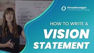 How to Write a Vision Statement [upl. by Ellenahs314]