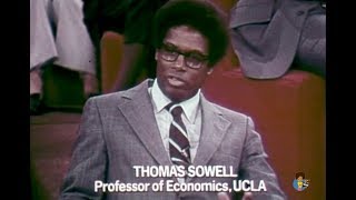 Free To Choose  Milton Friedman on The Welfare System 1978  Thomas Sowell [upl. by Notgnihsaw]