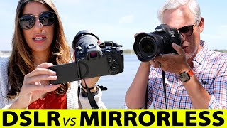 Canon R5 vs 5D Mk IV DSLR vs Mirrorless [upl. by Macfarlane189]