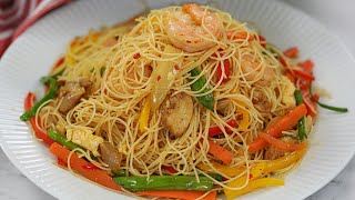 PERFECT SINGAPORE NOODLES  BETTER THAN TAKEOUT [upl. by Tiffie744]