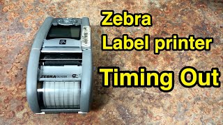 How to fix Zebra label printer shutting down  timing out too quickly [upl. by Delly499]