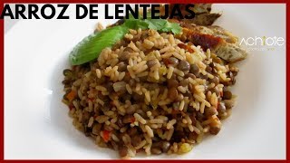 cómo hacer ARROZ DE LENTEJAS  Receta fácil económica y ESPECTACULAR [upl. by Griselda]