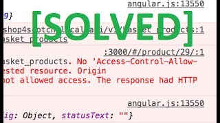 CORS access control allow origin SOLVED [upl. by Tolliver]