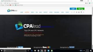 How to signup CpaLead [upl. by Alby]