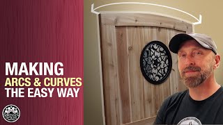 Making Arcs amp Curves The Easy Way  Woodworking [upl. by Gesner]