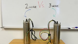 2 Wire Vs 3 Wire Well Pump Motors [upl. by Helve]