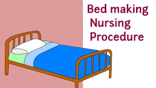 BED MAKING NURSING PROCEDURE [upl. by Sigmund448]