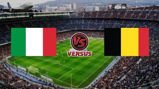 BELGIUM vs ITALY  UEFA NATIONS LEAGUE 20242025 [upl. by Ricard]