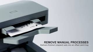 Brother SF4000 Staple Finisher  Automatically have your documents stapled when they are printed [upl. by Akemeuwkuhc352]