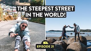 This Is THE STEEPEST Street In The World  Oamaru Moeraki Dunedin  Reveal NZ Ep21 [upl. by Wallace]