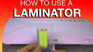 How to use a LAMINATOR [upl. by Doughty694]