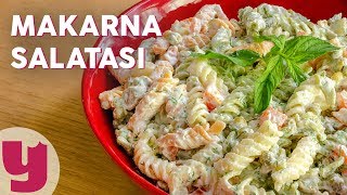 Çok Pratik Makarna Salatası Tarifi  Salata Tarifleri  Yemekcom [upl. by Ynnahc727]