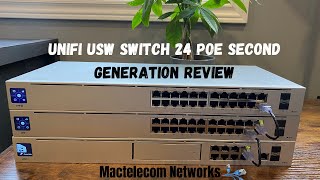 Unifi USW Switch 24 POE Second Generation Review [upl. by Omsoc130]