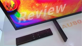 Samsung AU8000  Review  Faster and better than Google TVs [upl. by Nolek818]