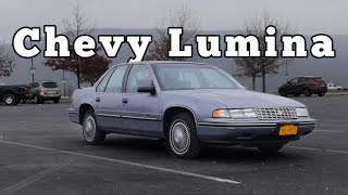 1990 Chevy Lumina  Regular Car Reviews [upl. by Biebel742]