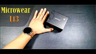 Microwear L13 Smartwatch  Unboxing Review and Setup [upl. by Fokos]