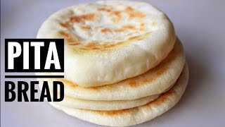 Pita Bread EasyRecipe  Soft and Vegan [upl. by Akenet]