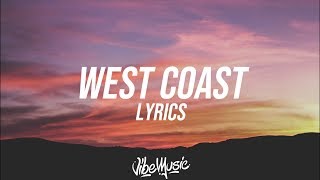 GEazy  West Coast Lyrics  Lyric Video ft Blueface [upl. by Raynell]