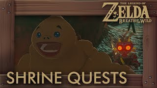 Zelda Breath of the Wild  All 42 Shrine Quests [upl. by Esiuolyram255]